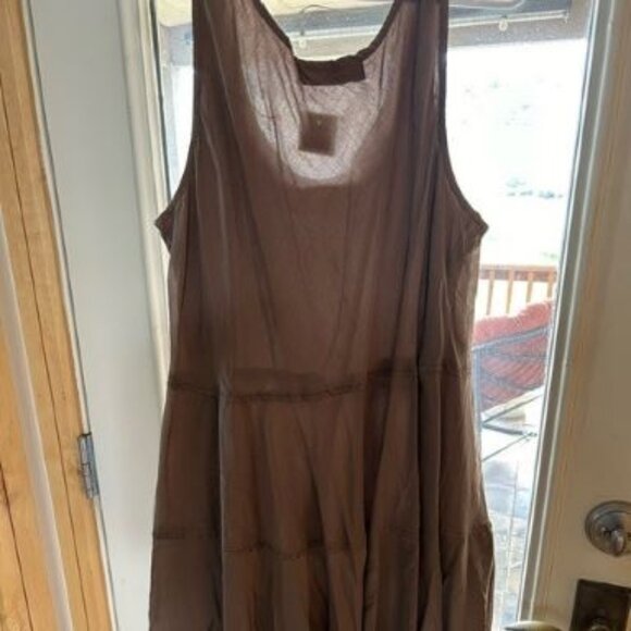 Cotton Silk Dress - size L - Picture 5 of 9